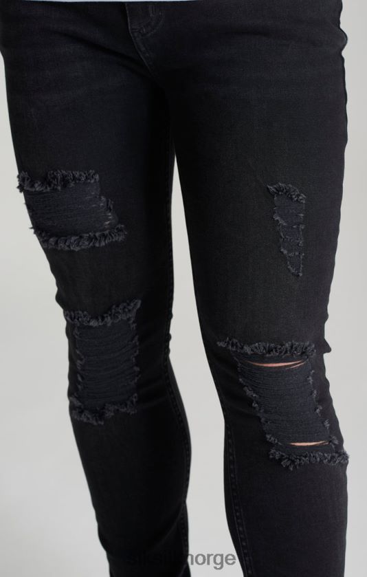 SikSilk gutter distressed skinny denim jeans V8JH48310 klær