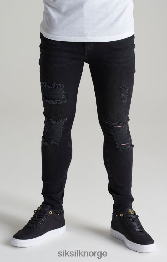 SikSilk gutter distressed skinny denim jeans V8JH48310 klær