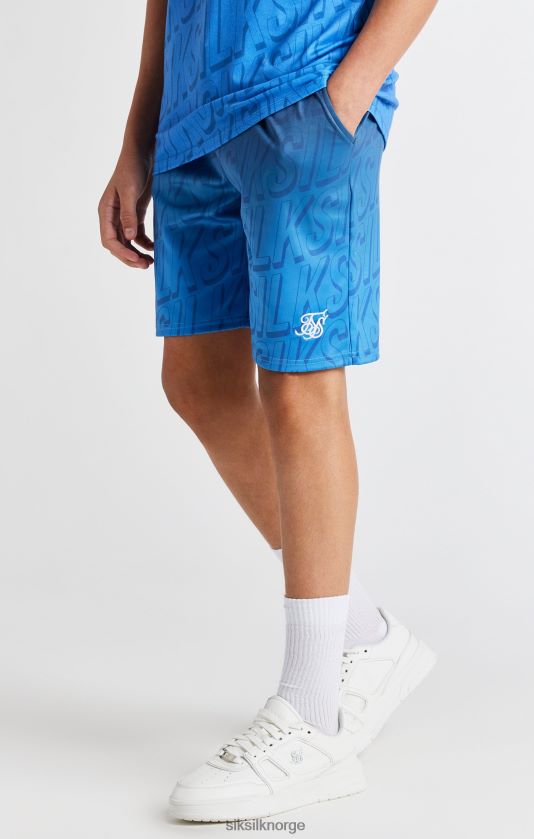 SikSilk gutter blå merket fade shorts med normal passform V8JH48314 klær