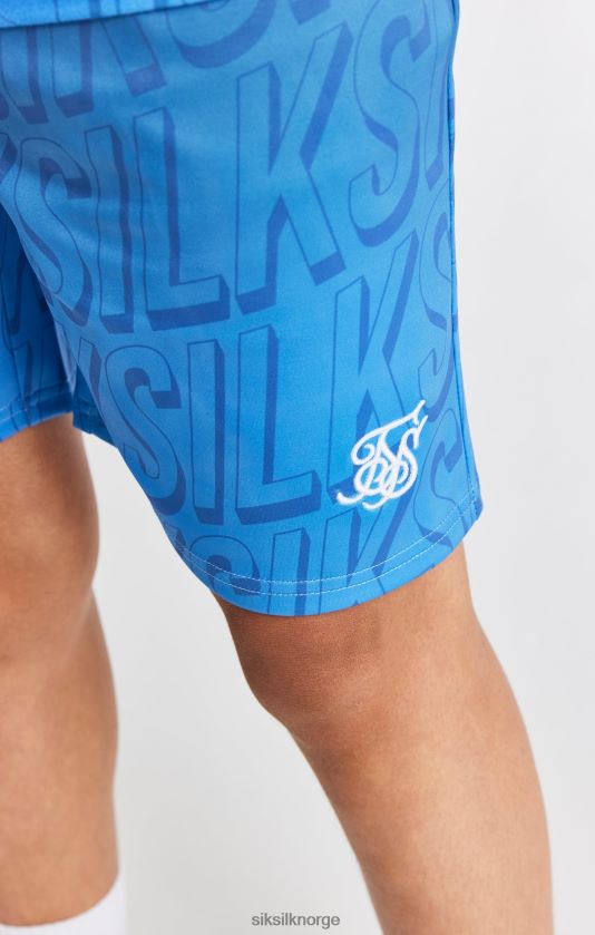 SikSilk gutter blå merket fade shorts med normal passform V8JH48314 klær