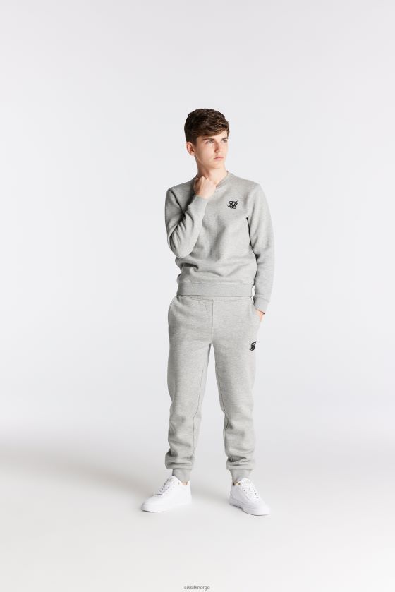 SikSilk gutter genser i grå marl V8JH48289 klær