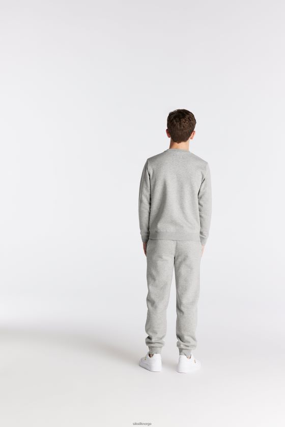 SikSilk gutter genser i grå marl V8JH48289 klær
