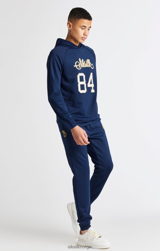 SikSilk gutter marineblå retro hettegenser V8JH48294 klær
