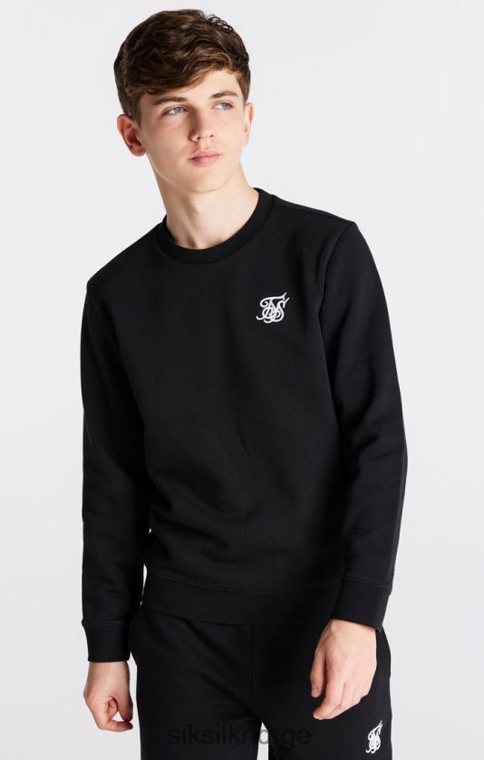 SikSilk gutter svart genser V8JH48291 klær