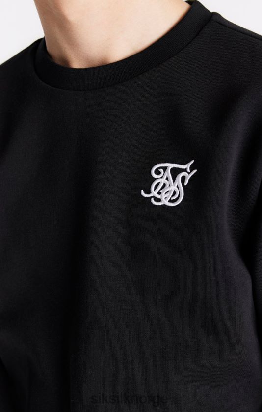 SikSilk gutter svart genser V8JH48291 klær