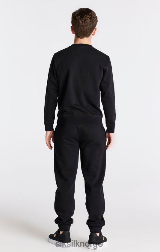 SikSilk gutter svart genser V8JH48291 klær