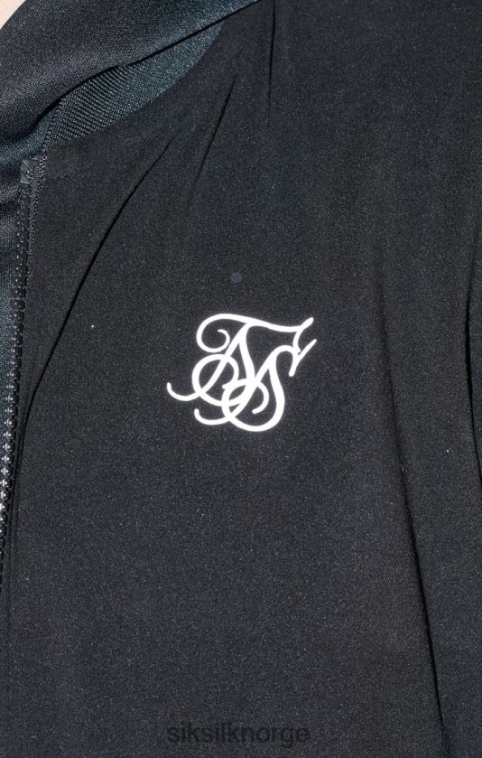 SikSilk gutter svart metallisk logobomber V8JH48301 klær