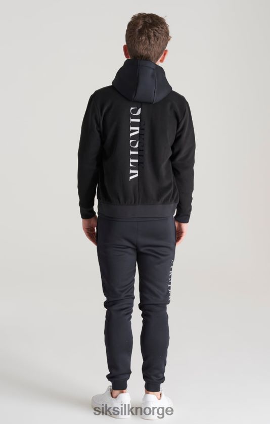 SikSilk gutter svart metallisk logobomber V8JH48301 klær