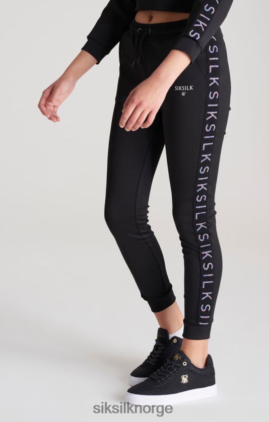 SikSilk jenter svart tapet joggebukse V8JH48349 klær