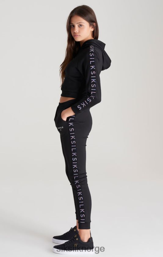 SikSilk jenter svart tapet joggebukse V8JH48349 klær