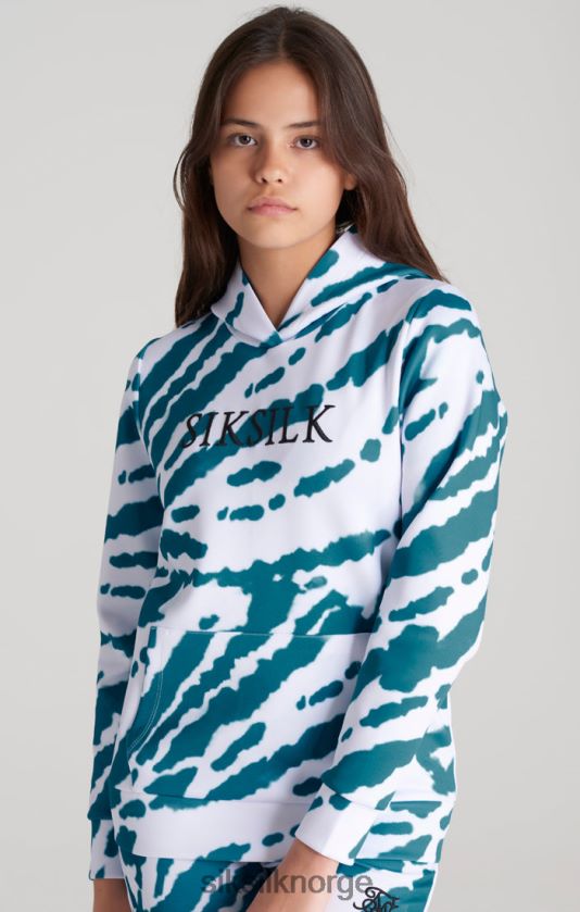 SikSilk jenter hvit tie dye hettegenser V8JH48339 klær