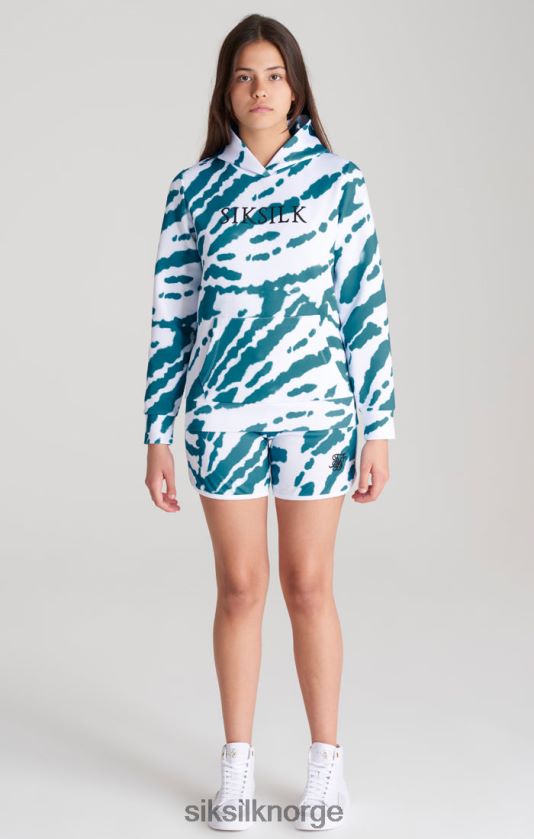 SikSilk jenter hvit tie dye hettegenser V8JH48339 klær