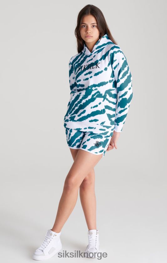 SikSilk jenter hvit tie dye hettegenser V8JH48339 klær