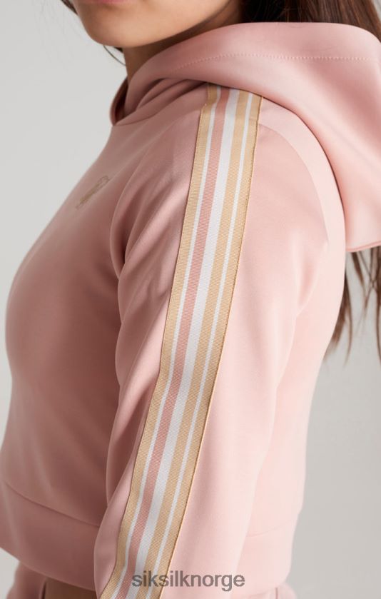 SikSilk jenter rosa tapet cropped hettegenser V8JH48332 klær