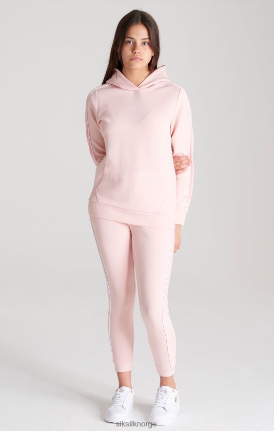 SikSilk jenter rosa velurtapet hettegenser V8JH48336 klær