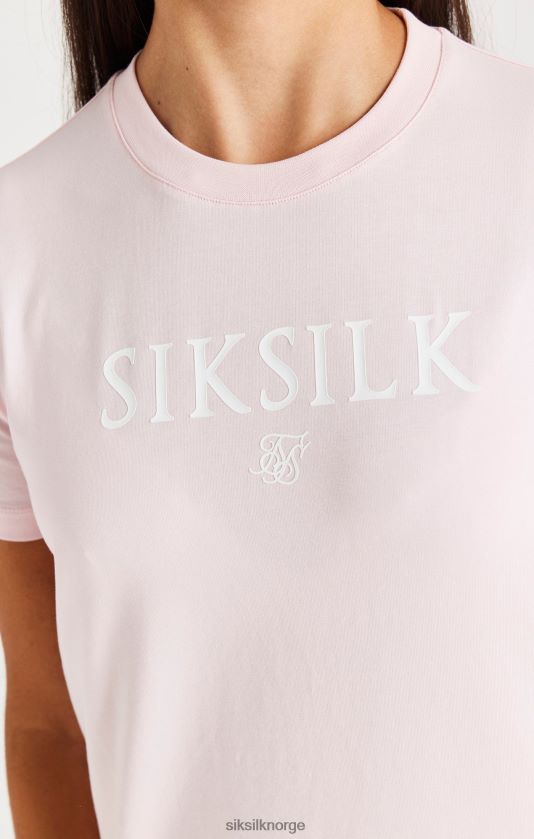 SikSilk jenter merket t-skjorte - rosa V8JH48317 klær