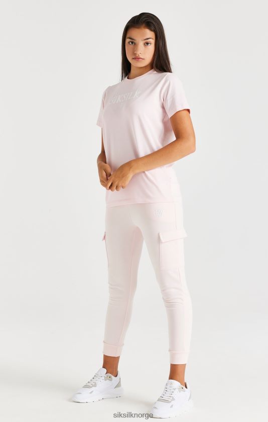 SikSilk jenter merket t-skjorte - rosa V8JH48317 klær