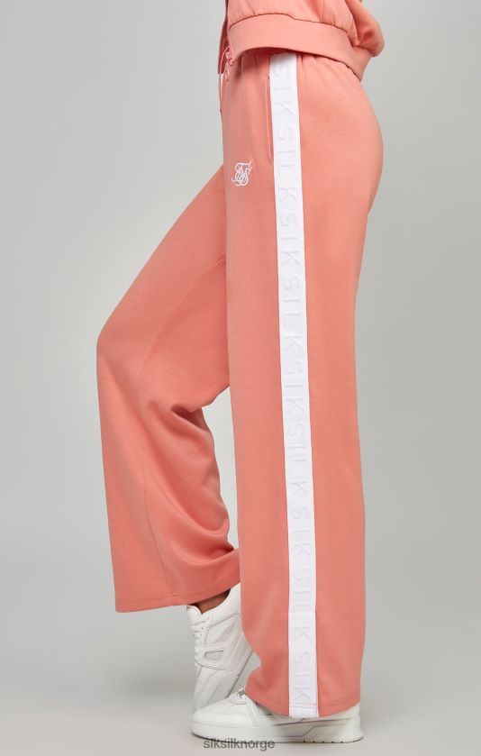 SikSilk kvinner koralltapet bukse med brede ben V8JH48181 klær