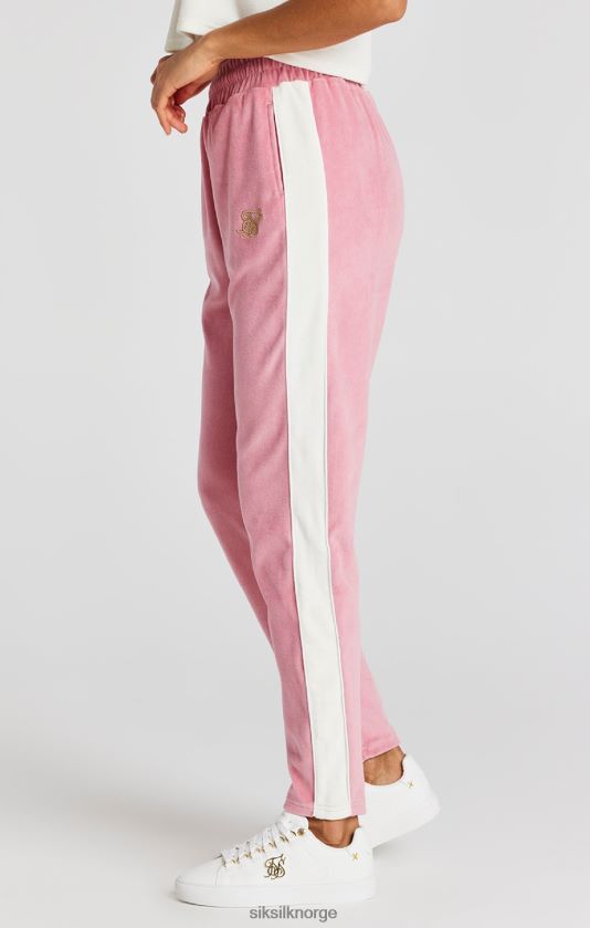SikSilk kvinner rosa velur joggebukse V8JH48163 klær