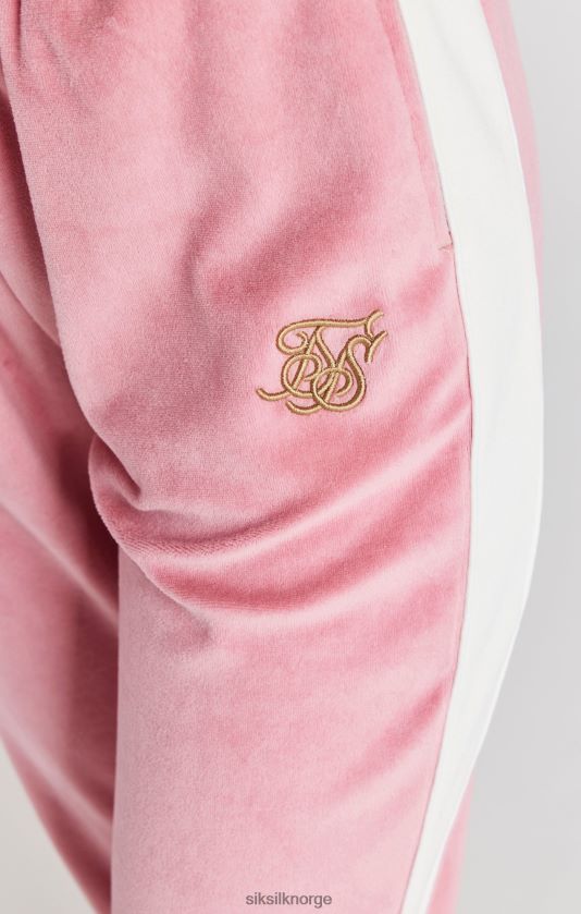SikSilk kvinner rosa velur joggebukse V8JH48163 klær