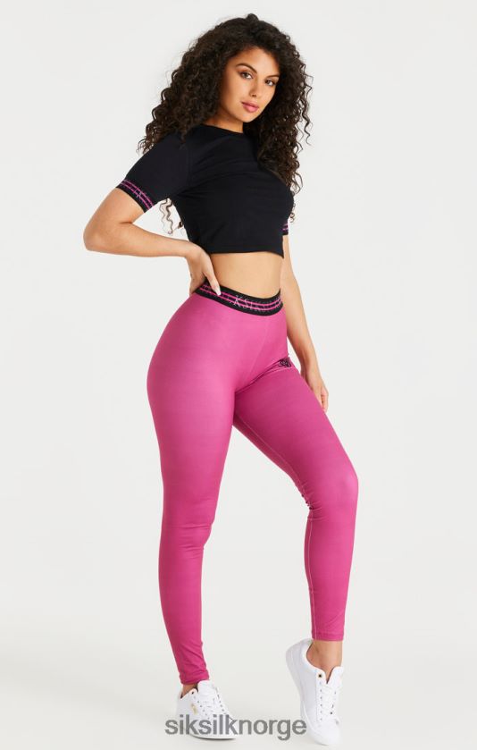 SikSilk kvinner rosa tape legging V8JH48171 klær