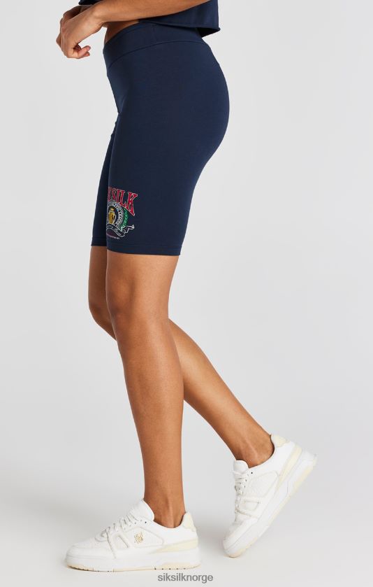 SikSilk kvinner marine varsity syklus kort V8JH48194 klær