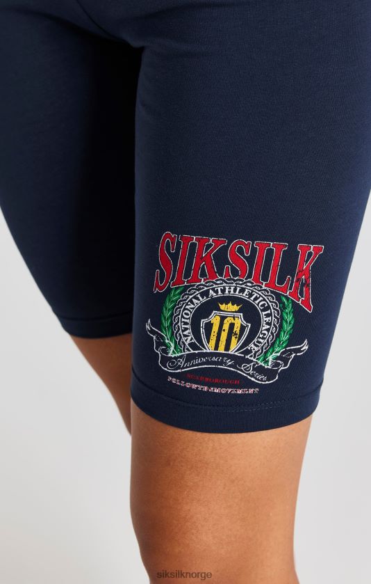 SikSilk kvinner marine varsity syklus kort V8JH48194 klær