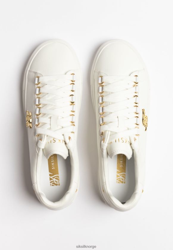 SikSilk kvinner hvit barra slangeskinnseffekt V8JH48269 fottøy