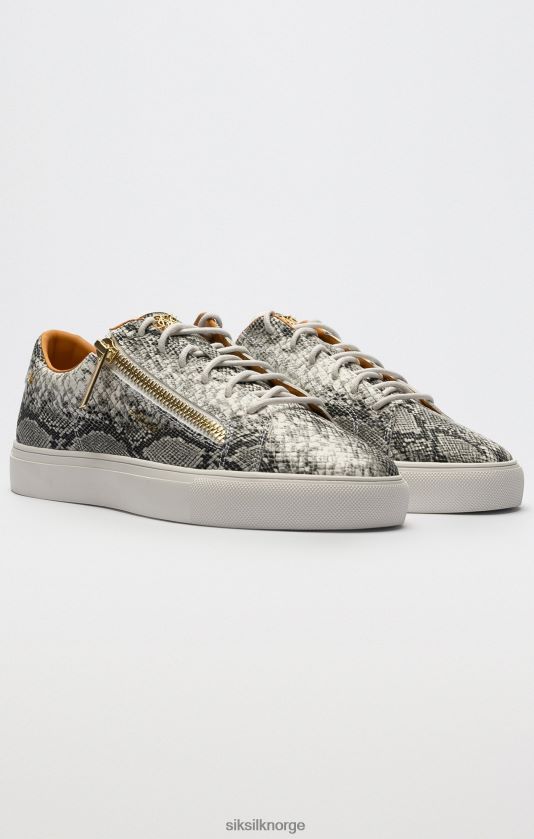 SikSilk kvinner hvit kirkie slangeskinn V8JH48252 fottøy