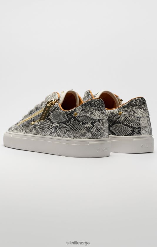 SikSilk kvinner hvit kirkie slangeskinn V8JH48252 fottøy