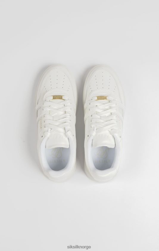 SikSilk kvinner hvit lav-top banetrener V8JH48272 fottøy