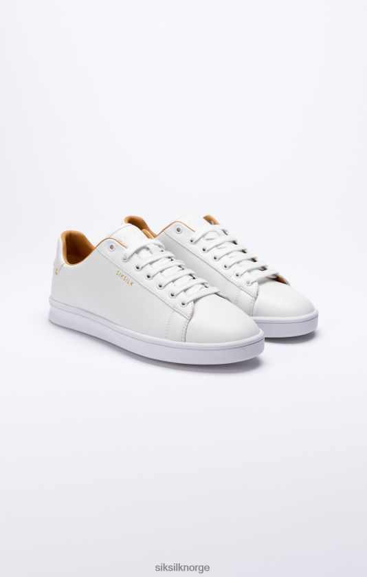 SikSilk kvinner hvit lav-top fritids-trener V8JH48259 fottøy