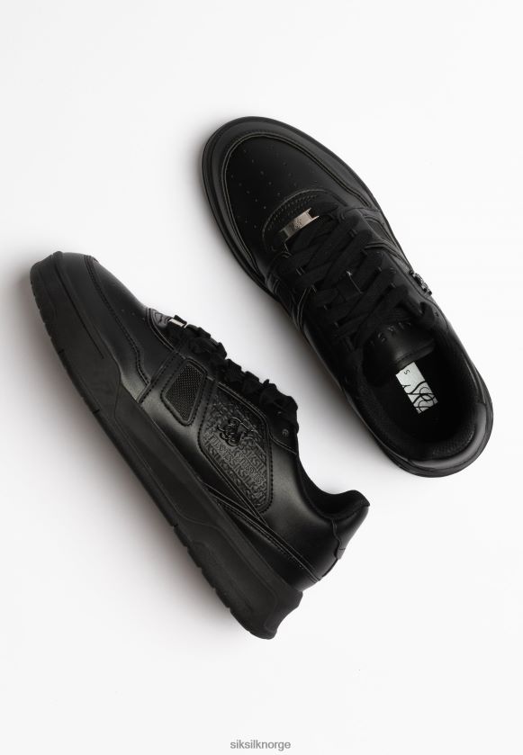 SikSilk kvinner svart trener for lav bane V8JH48263 fottøy