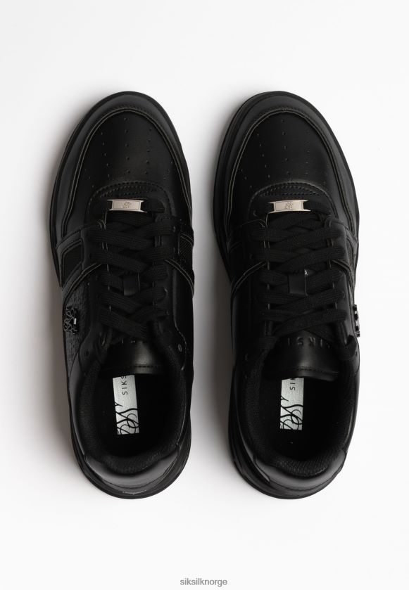 SikSilk kvinner svart trener for lav bane V8JH48263 fottøy