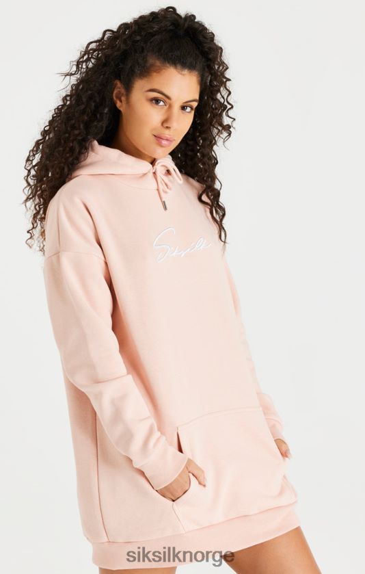 SikSilk kvinner rosa oversize hettegenser V8JH48152 klær
