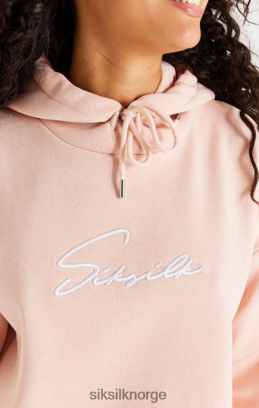 SikSilk kvinner rosa oversize hettegenser V8JH48152 klær
