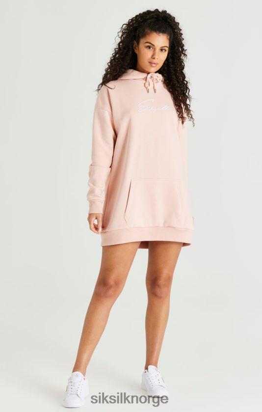 SikSilk kvinner rosa oversize hettegenser V8JH48152 klær