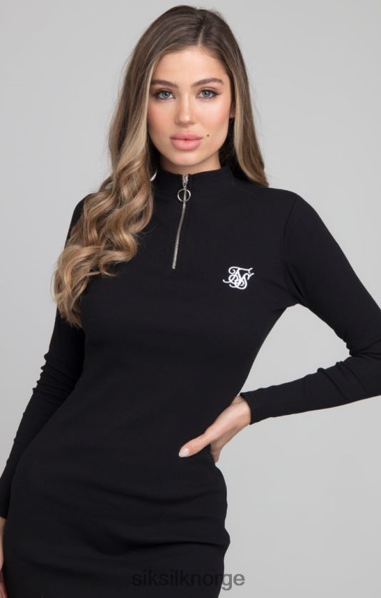 SikSilk kvinner velocity bodycon kjole - svart V8JH48153 klær