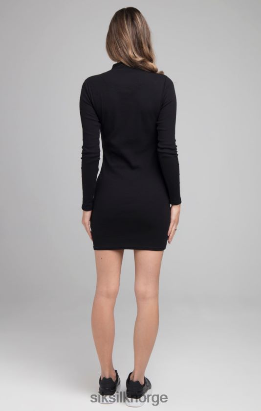 SikSilk kvinner velocity bodycon kjole - svart V8JH48153 klær