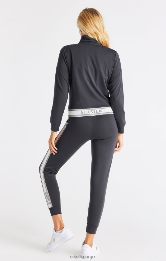 SikSilk kvinner grå glidelås topp V8JH4881 klær