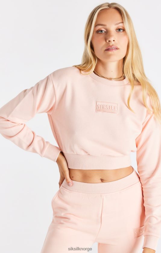 SikSilk kvinner rosa avling svette V8JH4891 klær