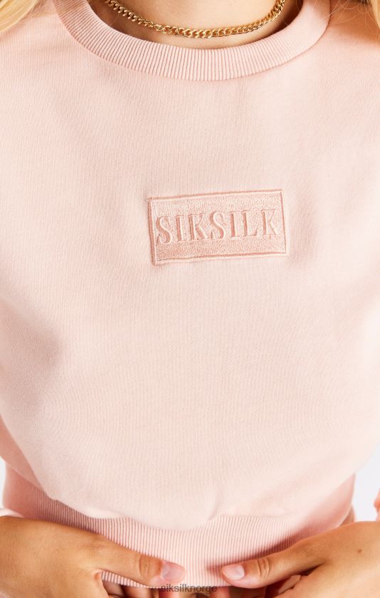 SikSilk kvinner rosa avling svette V8JH4891 klær