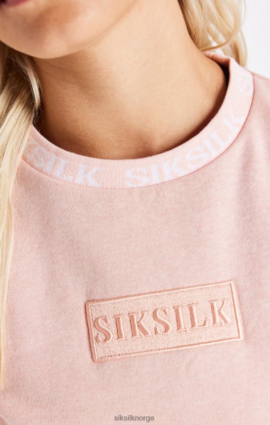 SikSilk kvinner rosa avling svette V8JH4891 klær