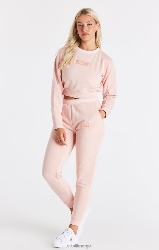 SikSilk kvinner rosa avling svette V8JH4891 klær