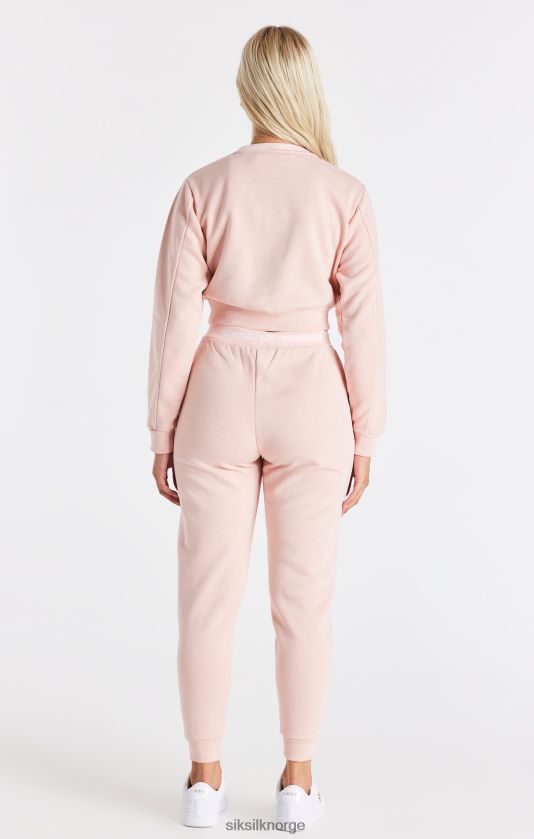 SikSilk kvinner rosa avling svette V8JH4891 klær