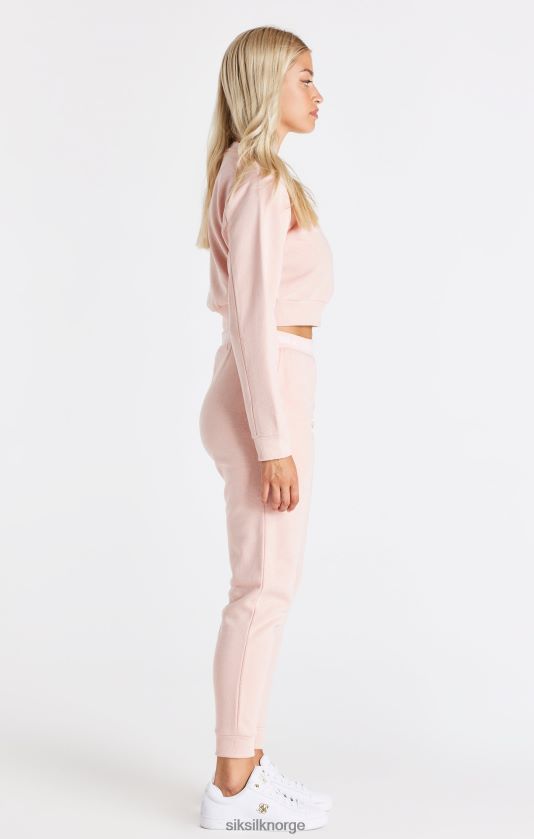 SikSilk kvinner rosa avling svette V8JH4891 klær