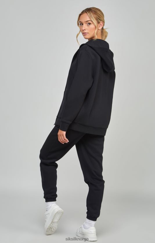 SikSilk kvinner svart essensiell glidelås V8JH48100 klær