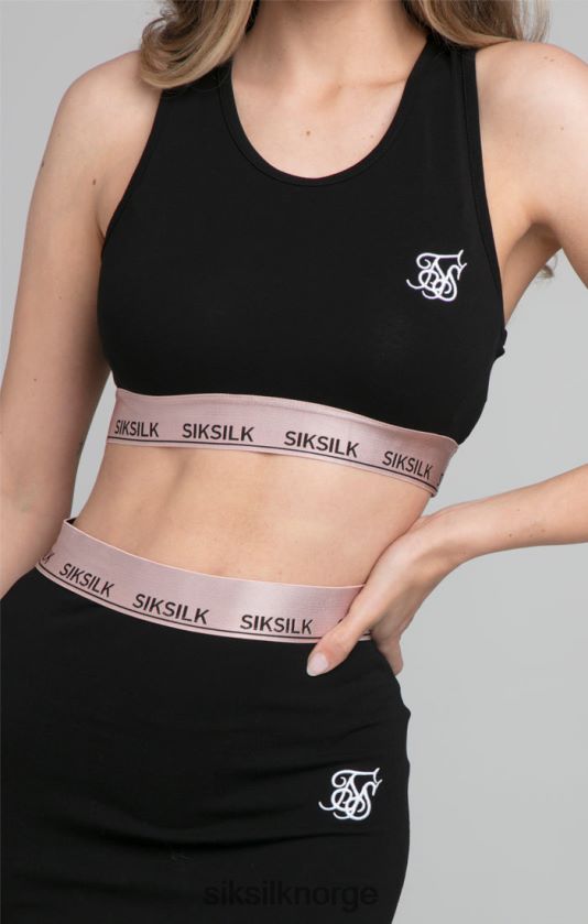SikSilk kvinner roseate bralette - svart V8JH48209 klær