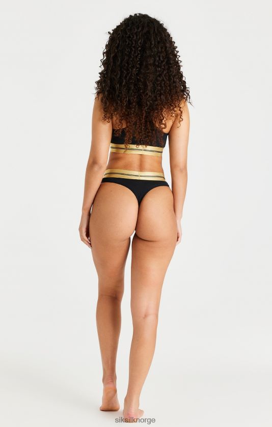 SikSilk kvinner svart racerback bralette V8JH48207 klær