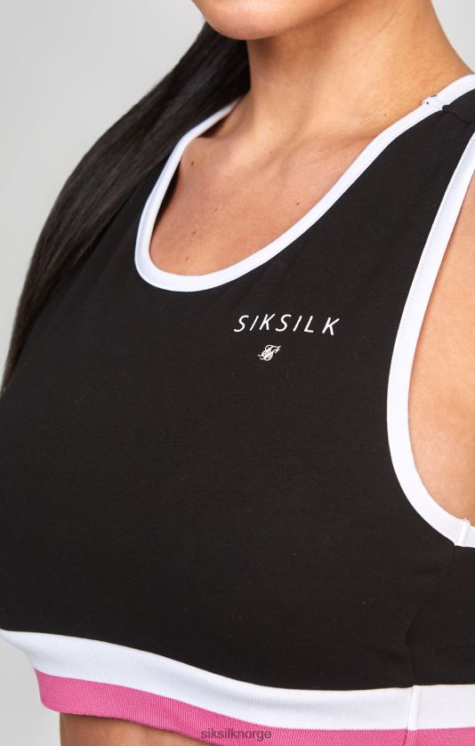 SikSilk kvinner svart retro bralette V8JH48205 klær